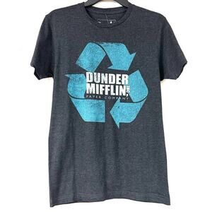 THE OFFICE T-Shirt Size Small Gray Dunder Mifflin Inc Paper Company